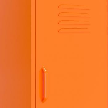 Lagerschrank Orange 42,5x35x101,5 cm Stahl