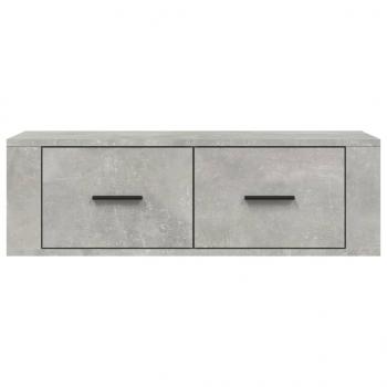 TV-Wandschrank Betongrau 80x36x25 cm Holzwerkstoff