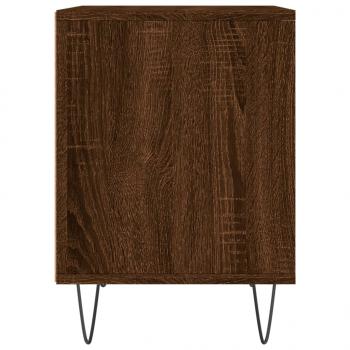 Nachttische 2 Stk. Braun Eichen-Optik 40x35x50 cm Holzwerkstoff