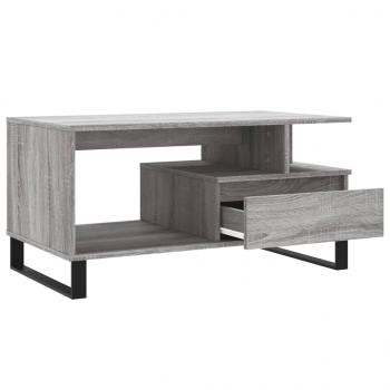 Couchtisch Grau Sonoma 90x49x45 cm Holzwerkstoff