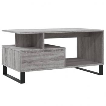 Couchtisch Grau Sonoma 90x49x45 cm Holzwerkstoff