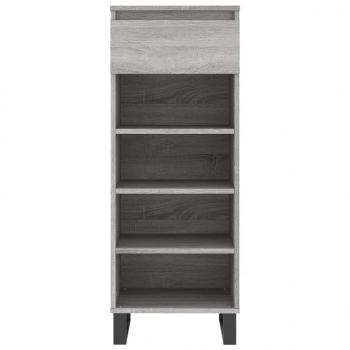 Schuhschrank Grau Sonoma 40x36x105 cm Holzwerkstoff