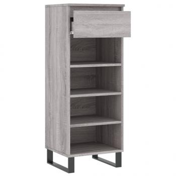 Schuhschrank Grau Sonoma 40x36x105 cm Holzwerkstoff