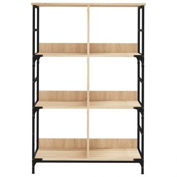 Bücherregal Sonoma-Eiche 78,5x33x117,5 cm Holzwerkstoff