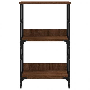 Bücherregal Braun Eichen-Optik 50x33x82 cm Holzwerkstoff