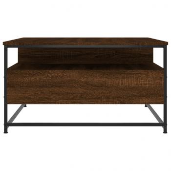 Couchtisch Braun Eichen-Optik 80x80x45 cm Holzwerkstoff