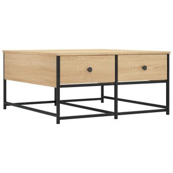 Couchtisch Sonoma-Eiche 80x80x40 cm Holzwerkstoff