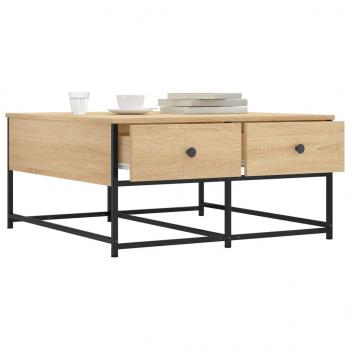 Couchtisch Sonoma-Eiche 80x80x40 cm Holzwerkstoff