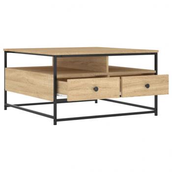 Couchtisch Sonoma-Eiche 80x80x45 cm Holzwerkstoff