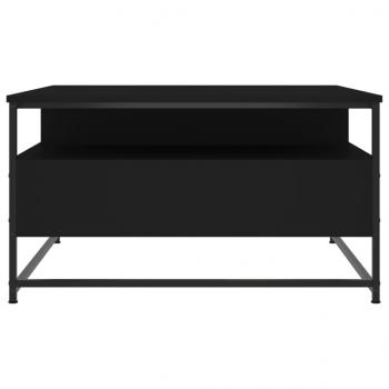 Couchtisch Schwarz 80x80x45 cm Holzwerkstoff