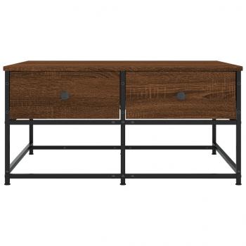 Couchtisch Braun Eichen-Optik 80x80x40 cm Holzwerkstoff