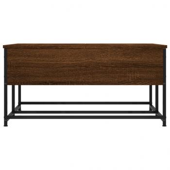 Couchtisch Braun Eichen-Optik 80x80x40 cm Holzwerkstoff