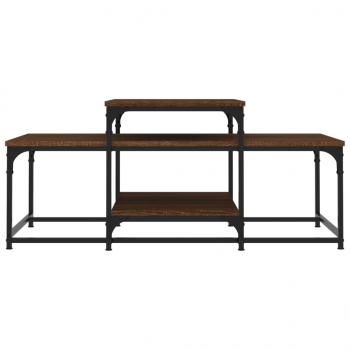 Couchtisch Braun Eichen-Optik 102x60x45 cm Holzwerkstoff