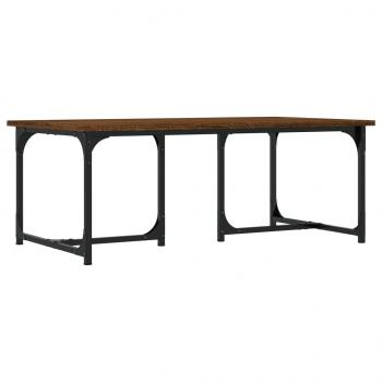 Couchtisch Braun Eichen-Optik 90x50x35 cm Holzwerkstoff