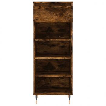 Schuhschrank Räuchereiche 40x36x105 cm Holzwerkstoff