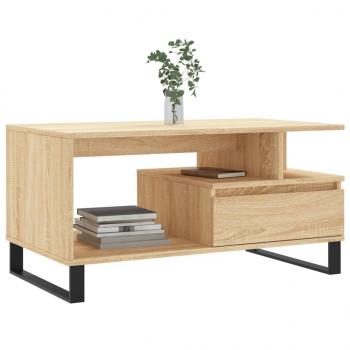 Couchtisch Sonoma-Eiche 90x49x45 cm Holzwerkstoff