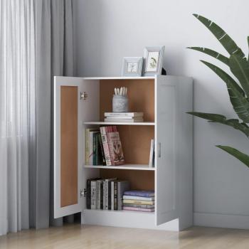 Bücherschrank Weiß 82,5x30,5x115 cm Holzwerkstoff