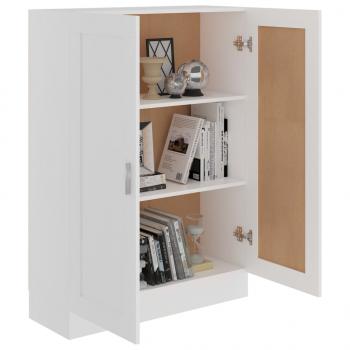 Bücherschrank Weiß 82,5x30,5x115 cm Holzwerkstoff