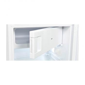 Exquisit EKS131-4-E-040E Einbaukühlschrank, Nischenhöhe 88 cm, 54 cm breit, 118L, Schlepptürmontage, große Gemüseschublade, LED Beleuchtung, Eierablagen