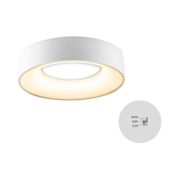 ARDEBO.de EVN LED Anbauleuchte - rund IP54 - 200-240V - 18W 3000K, 4000K, 5700K - 1440lm, 1584lm, 1512lm, weiß (R30180125)