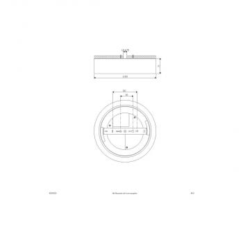 EVN LED Anbauleuchte - rund IP54 - 200-240V - 18W 3000K, 4000K, 5700K - 1440lm, 1584lm, 1512lm, weiß (R30180125)