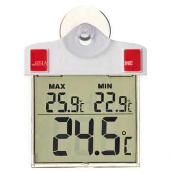 ARDEBO.de - Nature Digitales Fensterthermometer 13x10x3 cm 6080078