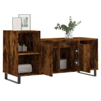 TV-Schrank Räuchereiche 100x35x55 cm Holzwerkstoff