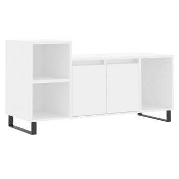 TV-Schrank Weiß 100x35x55 cm Holzwerkstoff