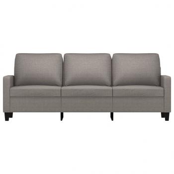 3-Sitzer-Sofa Taupe 180 cm Stoff