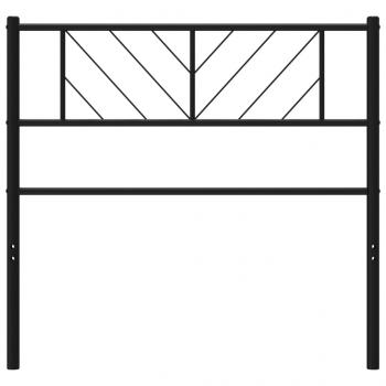 Kopfteil Metall Schwarz 100 cm