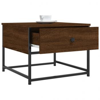 Couchtisch Braun Eichen-Optik 51x51x40 cm Holzwerkstoff