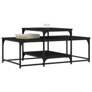 Couchtisch Schwarz 102x60x45 cm Holzwerkstoff