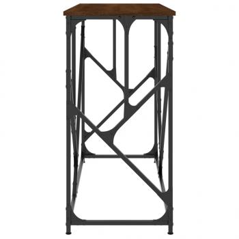 Konsolentisch Braun Eichen-Optik 100x40x80 cm Holzwerkstoff