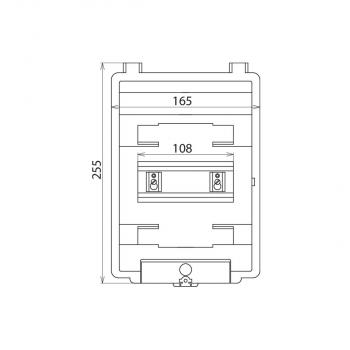 Dehn Isolierstoffgehäuse IGA 6 IP54 (902485)