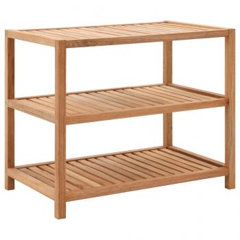 ARDEBO.de - Badregal Massivholz Walnuss 65x40x55 cm