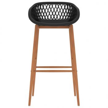 Barhocker 2 Stk. Schwarz