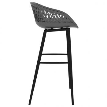 Barhocker 2 Stk. Grau