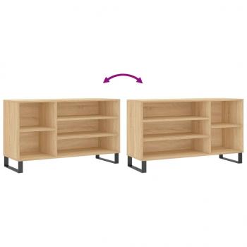 Schuhregal Sonoma-Eiche 102x36x60 cm Holzwerkstoff