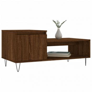 Couchtisch Braun Eichen-Optik 100x50x45 cm Holzwerkstoff