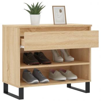 Schuhregal Sonoma-Eiche 70x36x60 cm Holzwerkstoff