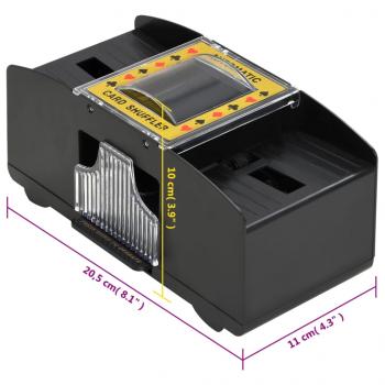 Automatischer Kartenmischer Schwarz 2 Decks