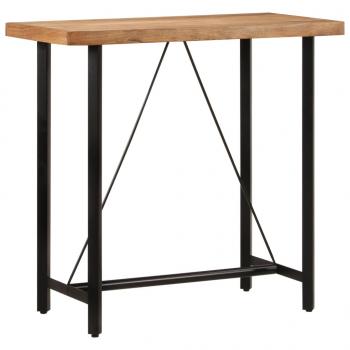 ARDEBO.de - Bartisch 110x55x107 cm Massivholz Akazie und Eisen