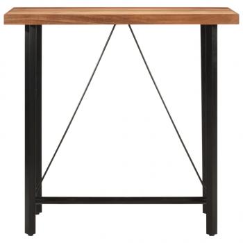 Bartisch 110x55x107 cm Massivholz Akazie und Eisen