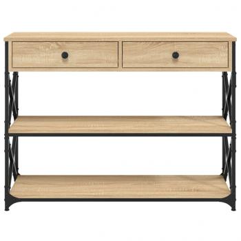 Konsolentisch Sonoma-Eiche 100x28x75 cm Holzwerkstoff