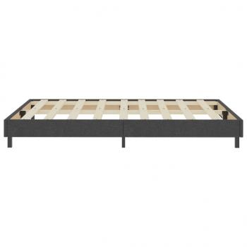 Boxspringbett Dunkelgrau Stoff 140x200 cm