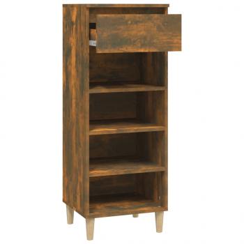 Schuhschrank Räuchereiche 40x36x105 cm Holzwerkstoff