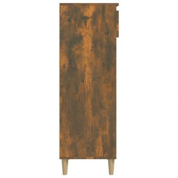 Schuhschrank Räuchereiche 40x36x105 cm Holzwerkstoff