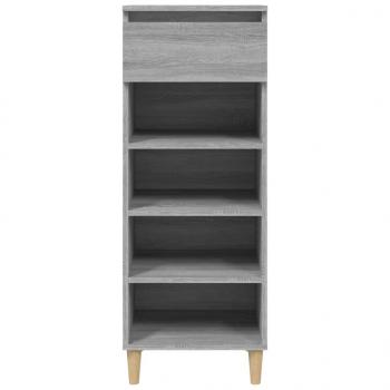 Schuhschrank Grau Sonoma 40x36x105 cm Holzwerkstoff