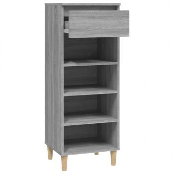 Schuhschrank Grau Sonoma 40x36x105 cm Holzwerkstoff