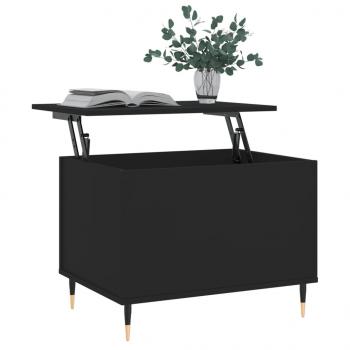 Couchtisch Schwarz 60x44,5x45 cm Holzwerkstoff